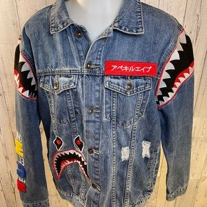 Hudson Outerwear. Ape Kill Ape size L unisex denim jacket